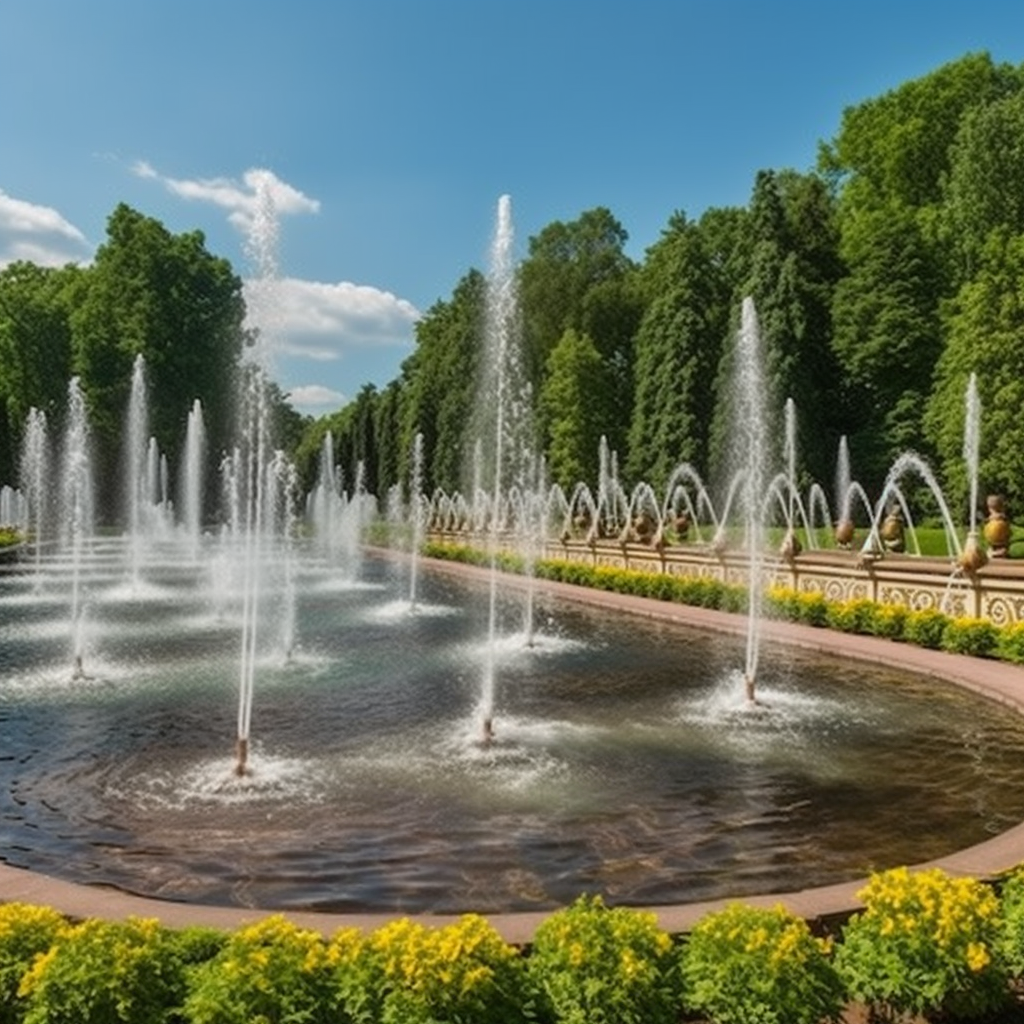 дворцово-парковый комплекс в Петергофе